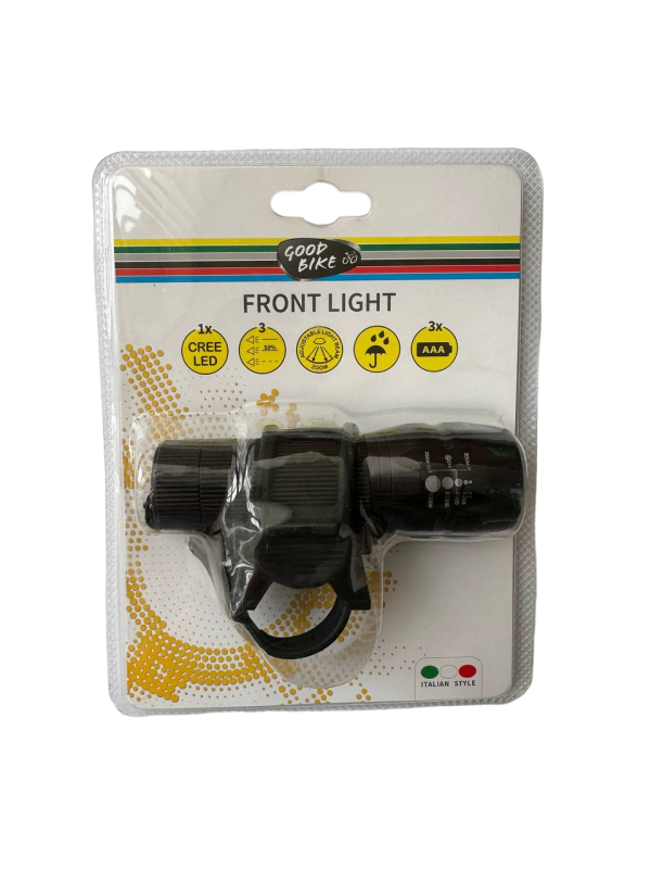 Ліхтар світлодіодний на батарейках 1xCree LED "GOOD BIKE" 3 режима (94302-IS)
