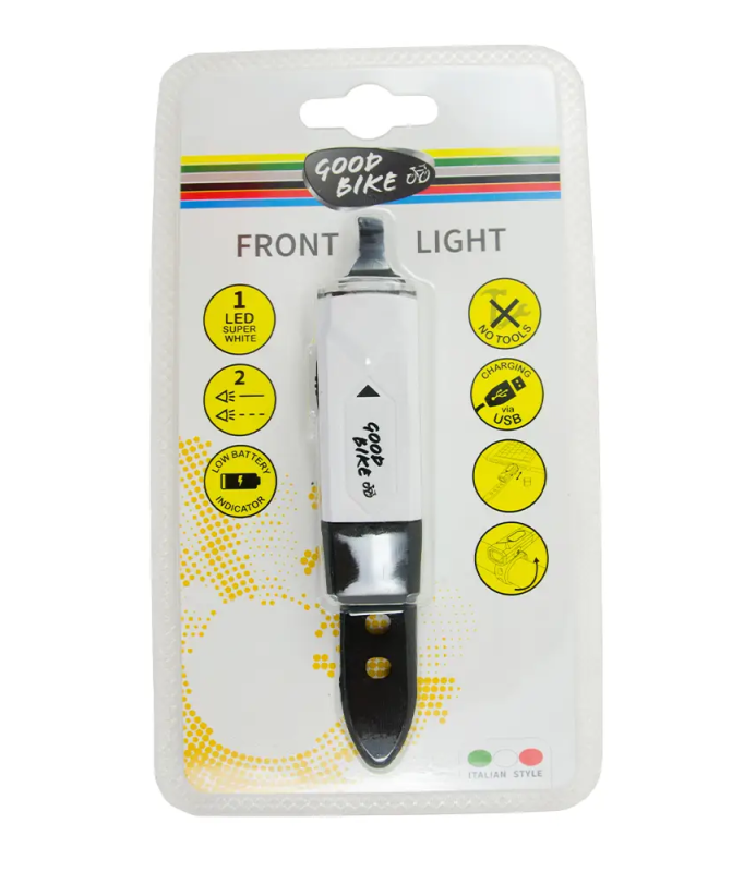 Ліхтарик акумуляторний світлодіодний з USB 1 LED "GOOD BIKE" 2 режима (94304-IS)