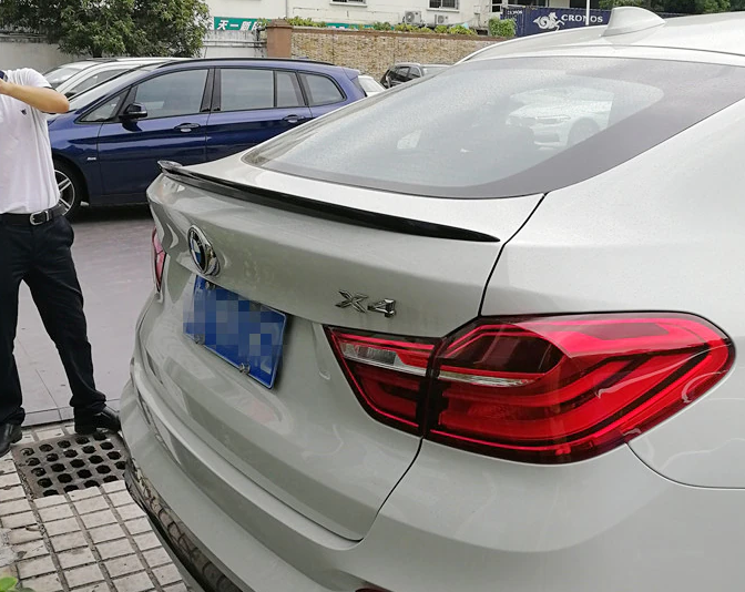 Спойлер на BMW X4 F26 черный глянцевый ABS-пластик
