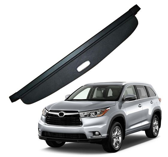 Задняя накладка (шторка, полка) багажника Toyota Highlander 2 (14-19 г.в.)