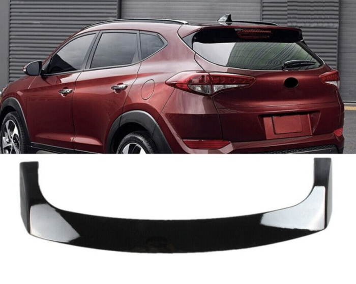 Cпойлер багажника Hyundai Tucson 3 черный глянцевый (2015-...)