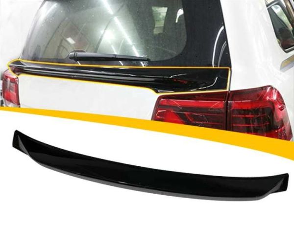 Cпойлер под стекло задней двери Toyota LC 200 черный глянец (07-20 г.в.)