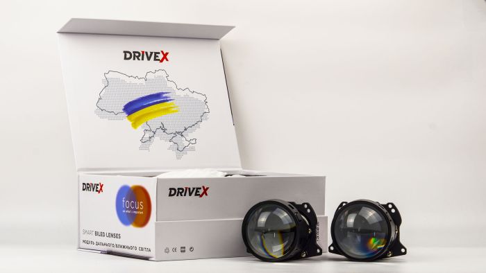 BiLED модуль основного світла DriveX BiLED ULTRA Orig 3.0" 65/78W 5.8K к-т.