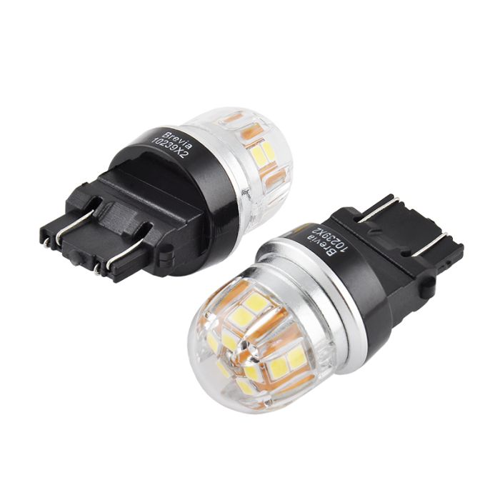 Brevia S-Power P27/7W (3157) 330Lm 15x2835SMD 12/24V CANbus 2шт (10239X2)