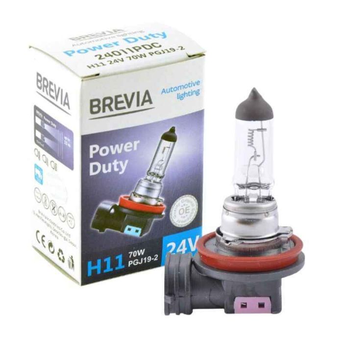 Галогенная автолампа Brevia H11 Power Duty 24V (24011PDC)