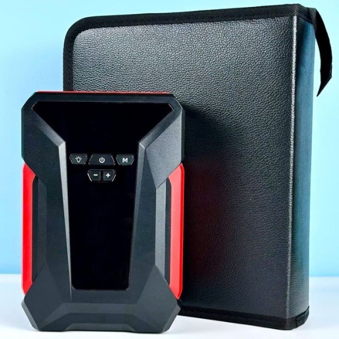 Пусковое устройство J16 12В 600-1800A с функцией Power Bank 39800mAh с компрессором (J16)