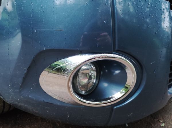 Накладки на противотуманные фары 2008-2014 (2 шт., пластик) для Citroen Berlingo