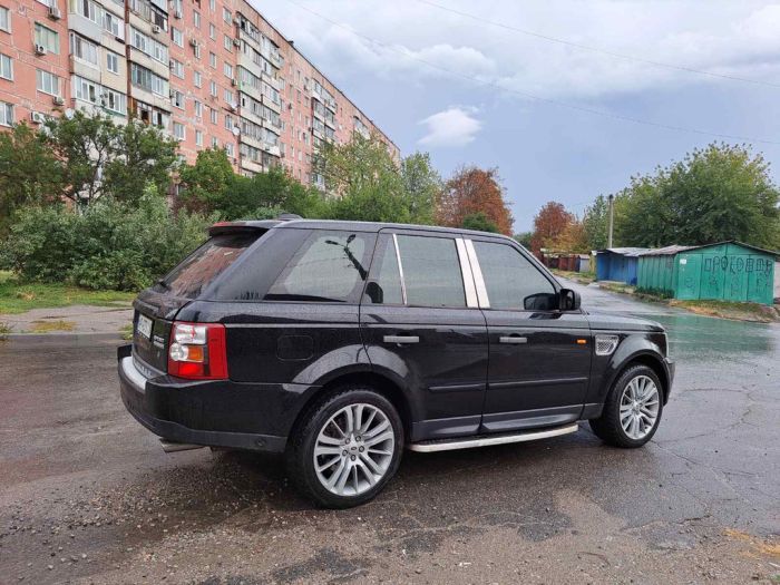 Накладки на дверные стойки из нержавеющей стали для Range Rover Sport 2005-2013 гг