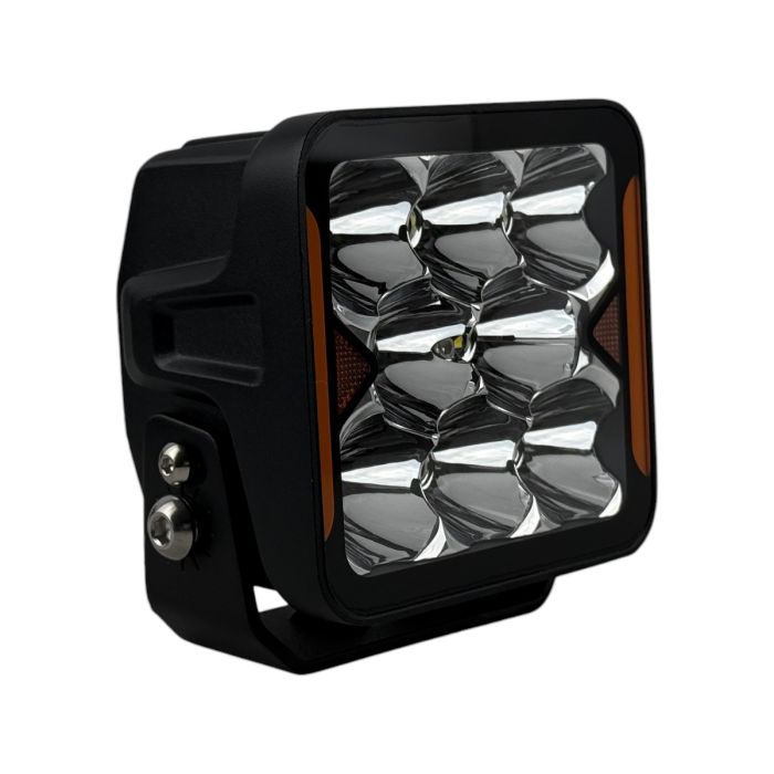 Дополнительная LED фара EA Light X 45W SPOT (направленный свет) с оранжевыми габаритами W0240S-P8