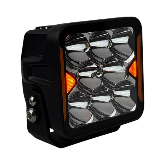 Дополнительная LED фара EA Light X 45W SPOT (направленный свет) с оранжевыми габаритами W0240S-P8
