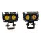 Дополнительная LED фара JR-2LED-G 80W с двумя режимами (белый/жёлтый) комплект 2 шт