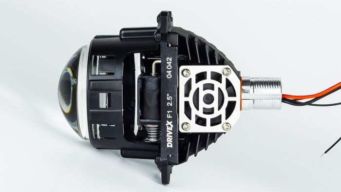 BiLED лінзи автомобільні DriveX BiLED Evolution F1S 2.5" 47W 5500K 12V