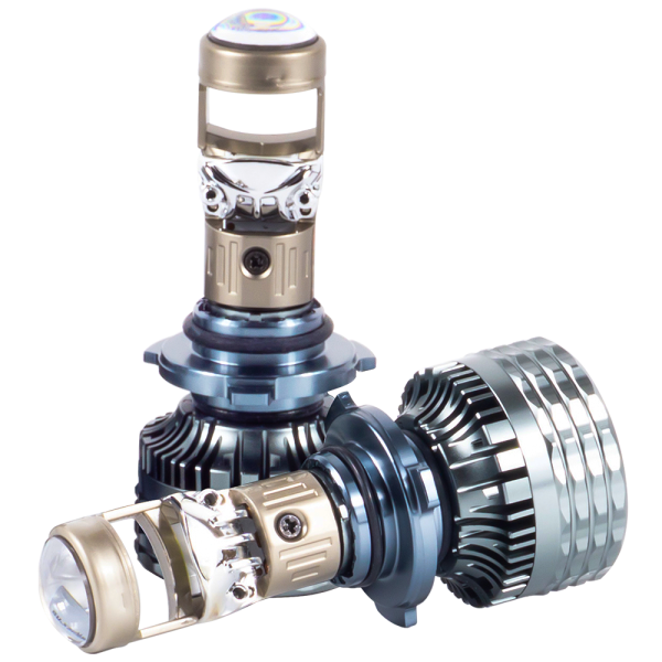 LED лампи автомобільні з лінзою DriveX LE-09 H7 50W 9-16V 6000K к-т.