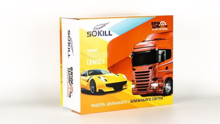 Фара світлодіодна протитуманна DriveX SoKill FOG-101 DLX LowLED UN 3.5" 26W 12-80V 6000K