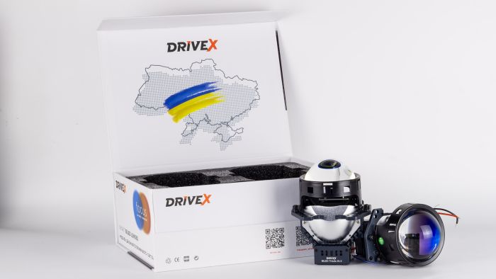 BiLED лінзи автомобільні DriveX BiLED Triada DLX 100/110W 3xLED 5500K
