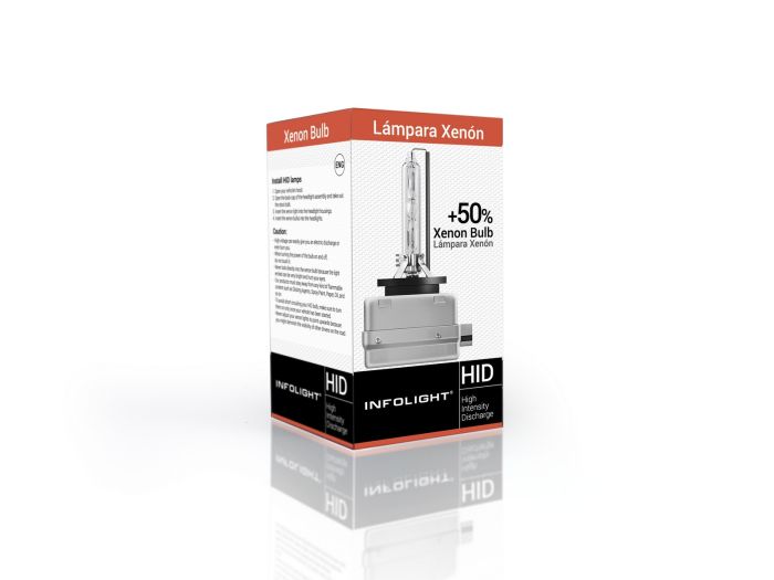 Ксеноновая лампа Infolight D1S (+50%) 6000K