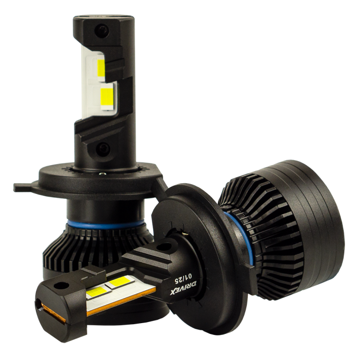 LED лампи автомобільні DriveX FE-03 H4 57W CAN 9-16V 6K 