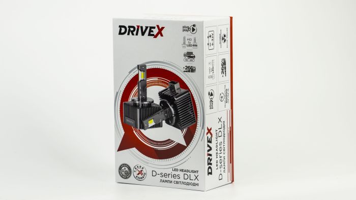 LED лампи автомобільні DriveX D3 DLX Ultra 55W 6000K CAN під штатний блок розпалу