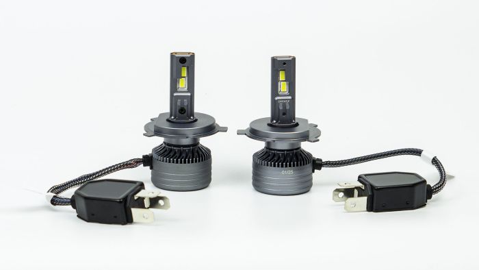 LED лампи автомобільні DriveX AL-12US H4 H/L 57W SUPER CAN 9-36V 6K