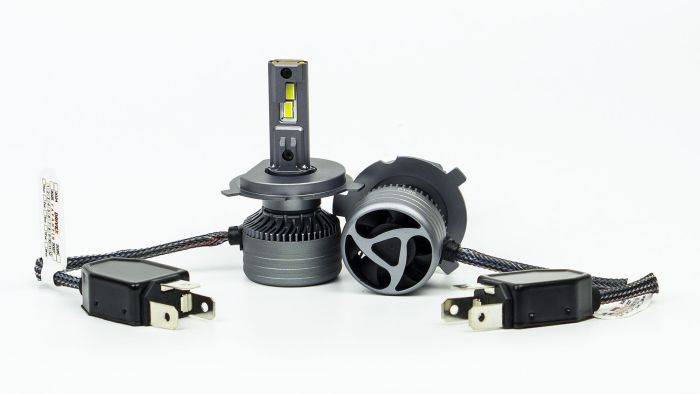 LED лампи автомобільні DriveX AL-12US H4 H/L 57W SUPER CAN 9-36V 6K