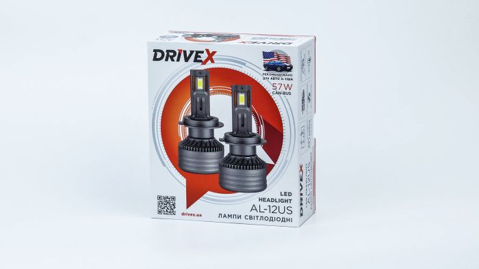 LED лампи автомобільні DriveX AL-12US HB3/HB4 (9005/9006) 57W SUPER CAN 9-36V 6K