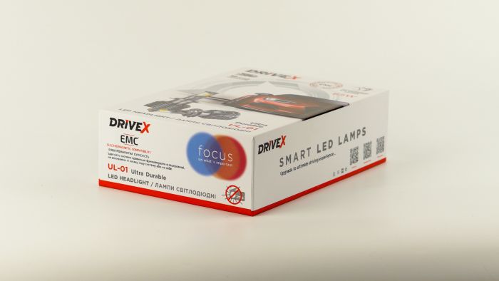 LED лампи автомобільні DriveX UL-01 H11 5.5K 65W 9-36V CAN