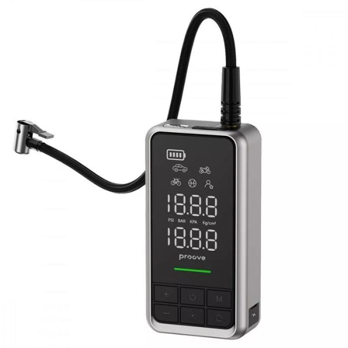 Бустер для авто с компрессором 3.5Атм и PowerBank 10400mAh Proove Air Jump 12В 1000A (JSAP10400203)