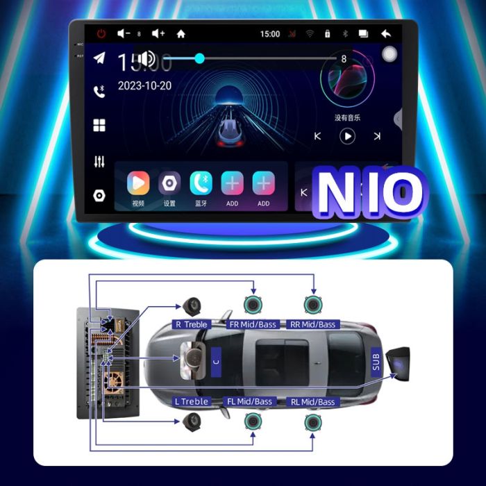 Универсальное головное устройство EasyGo G10-G 6/128 10 inch