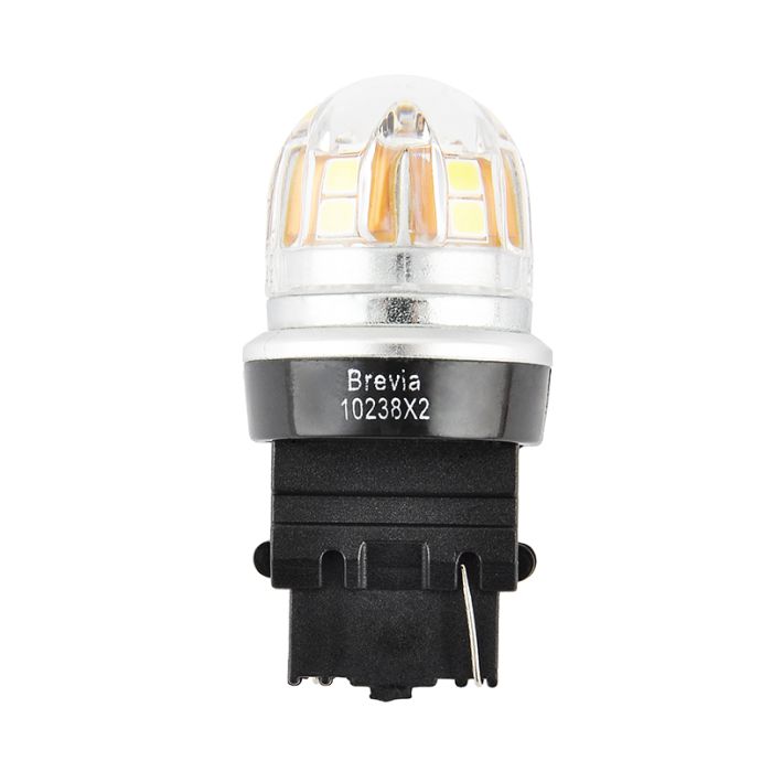 Brevia S-Power P27W (3156) 330Lm 15x2835SMD 12/24V CANbus, 2шт (10238X2)