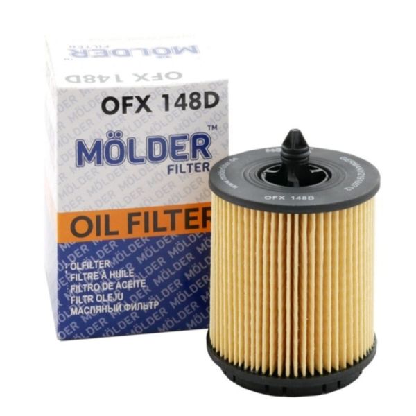 Масляный фильтр для Opel Astra Vectra B 2.2 16V 2002 Molder Filter (OFX148D)