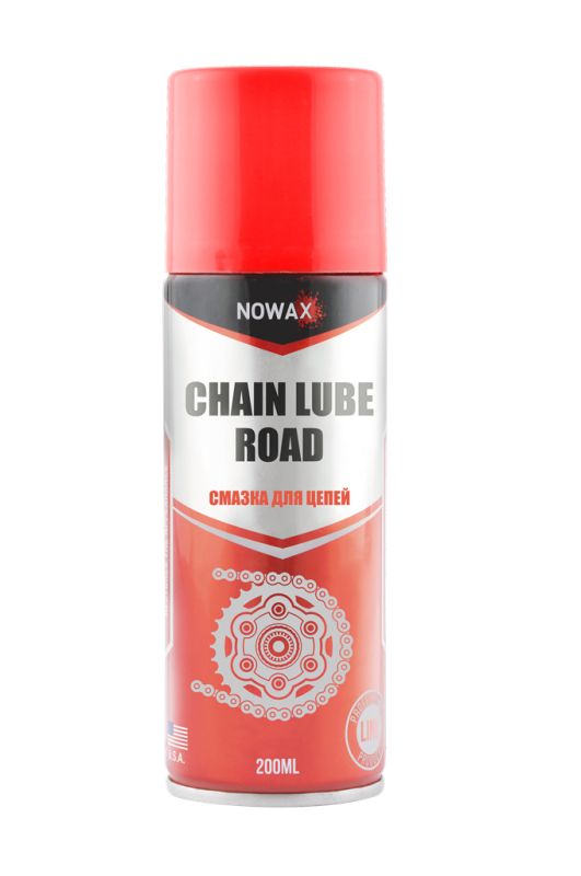 Масло для цепи универсальное Nowax Chain Lube Road 200 мл для велосипеда и мотоцикла (NX20800)