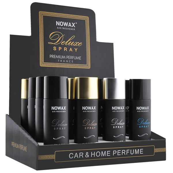 Набор автомобильных ароматизаторов Nowax Deluxe Spray MIX 50 мл для авто в боксе (NX07745)