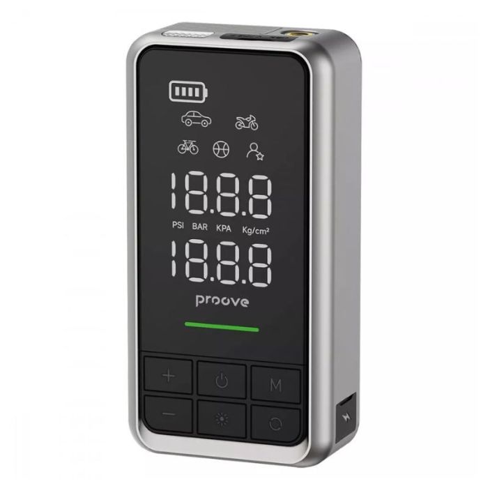 Бустер для авто с компрессором 3.5Атм и PowerBank 10400mAh Proove Air Jump 12В 1000A (JSAP10400203)