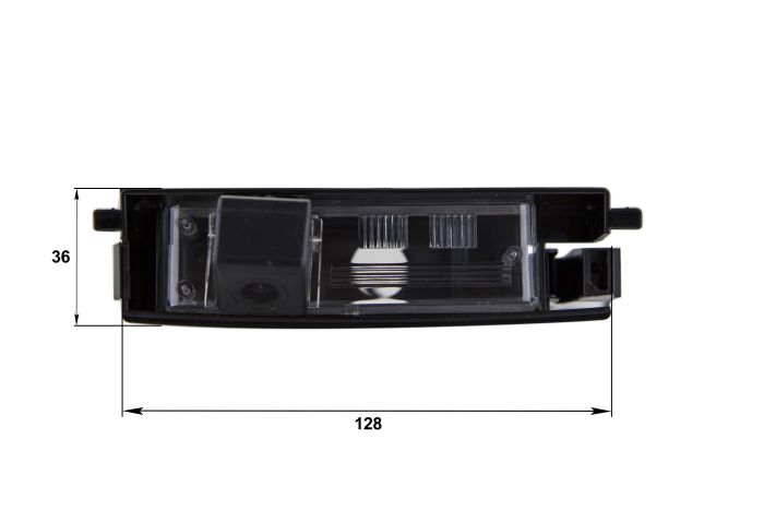 Камера заднего вида Falcon HS8006-AHD Cube Toyota RAV4 III 2009-2012