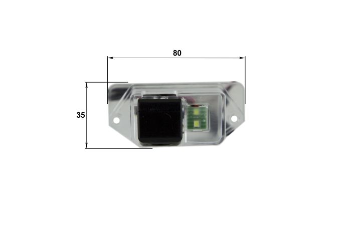 Камера заднего вида Falcon HS8054-AHD Cube Mitsubishi Lancer 2008-2010 / Lancer 2015