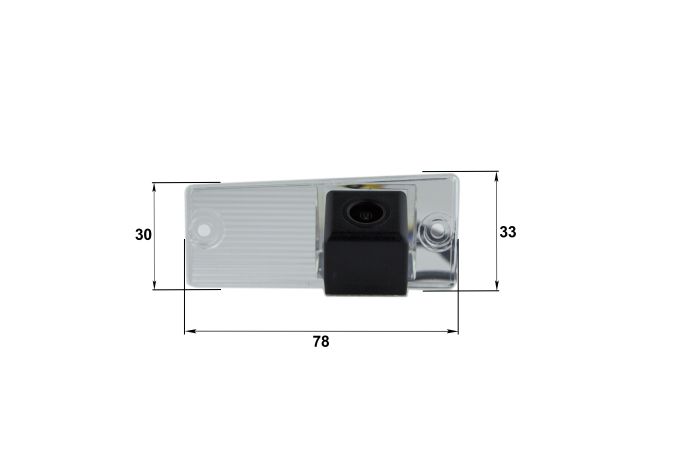 Камера заднего вида Falcon HS8055-AHD Cube Kia Cerato 2008-2010