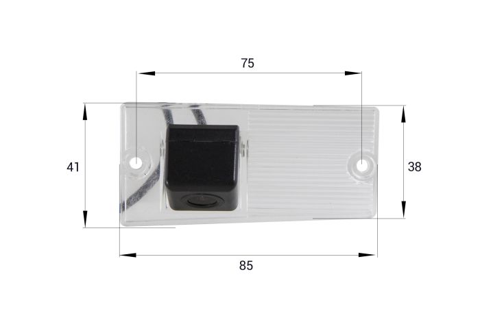 Камера заднего вида Falcon HS8056-AHD Cube Kia Sportage 2008-2012