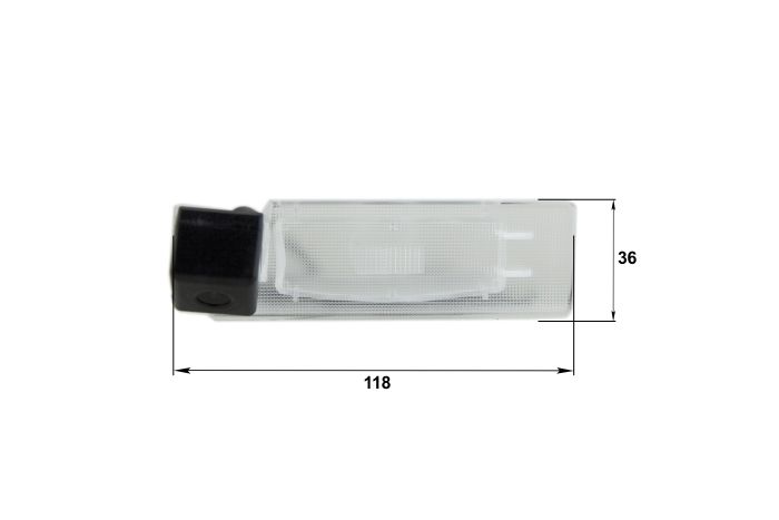 Камера заднего вида Falcon HS8123-AHD Cube Kia K5 2011-2014 / K4