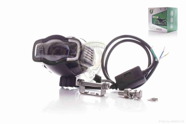 Фара протитуманна E03C Black із USB зарядкою