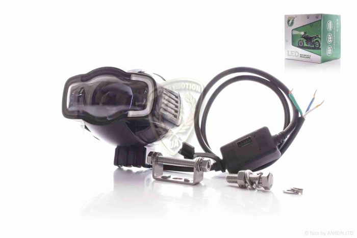 Фара протитуманна E03C Black із USB зарядкою