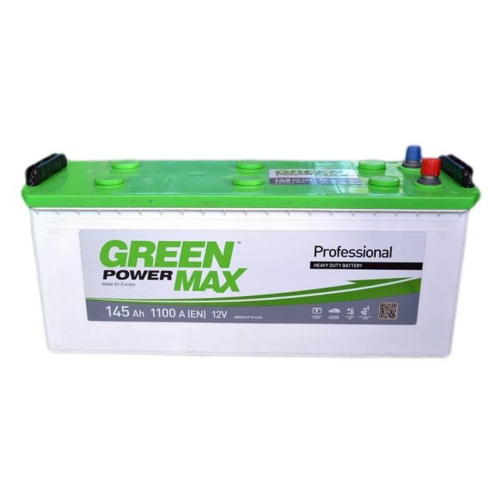 Автомобільний акумулятор GREEN POWER MAX 6СТ-145Ah Аз (+/-) 1100A (EN)