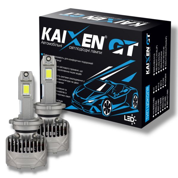 Светодиодные лампы KAIXEN GT2 D1S D2S D3S D4S (75W-6000K-CAN BUS READY)