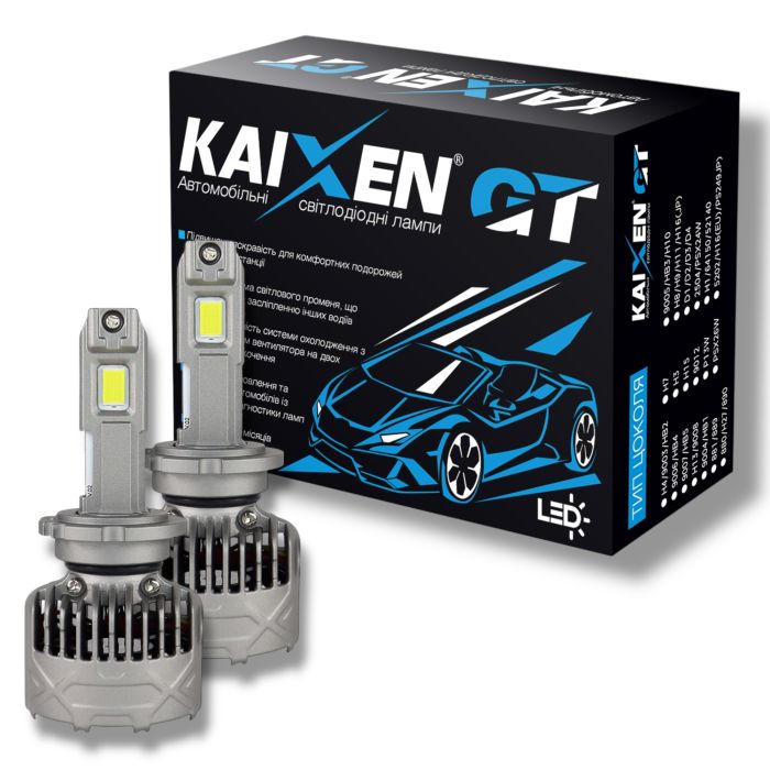 Светодиодные лампы KAIXEN GT2 D1S D2S D3S D4S (75W-6000K-CAN BUS READY)