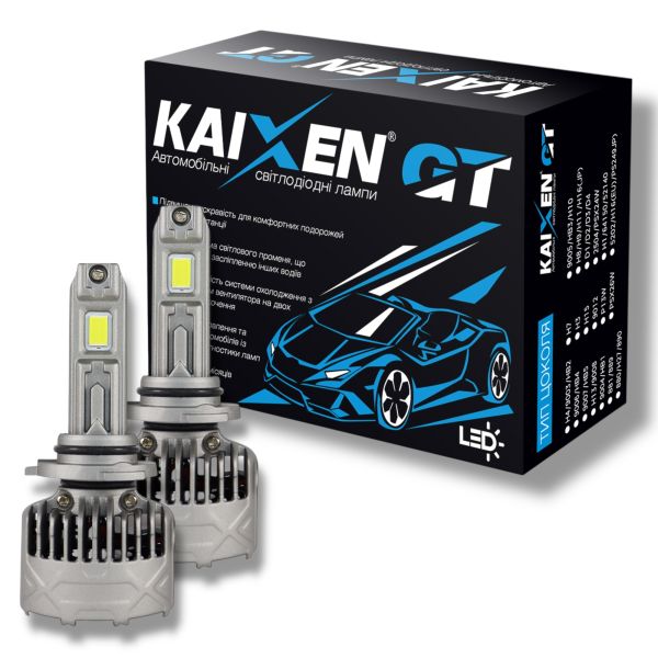 Светодиодные лампы KAIXEN GT2 HB4/9006 (75W-6000K-CAN BUS READY)