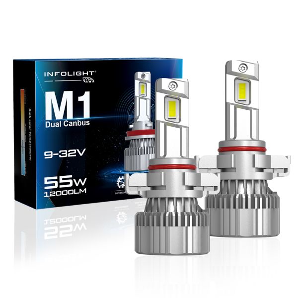 Комплект светодиодных ламп Infolight M1 Dual Canbus H16(psx24w) 55W