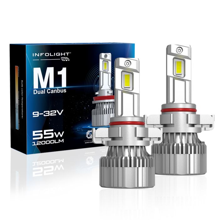 Комплект светодиодных ламп Infolight M1 Dual Canbus H16(psx24w) 55W