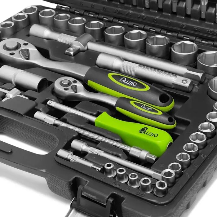 Hабір інструменту Alloid Base 1/2" и 1/4" 6-г108 предметів
