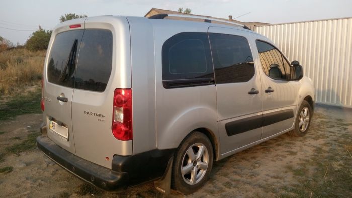 Хромированные Рейлинги Пластиковые ножки для Peugeot Partner Tepee 2008-2018 гг