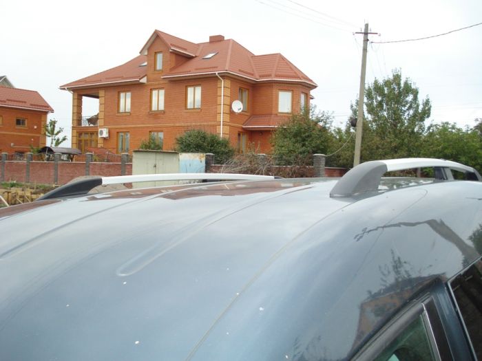 Хромированные Рейлинги Стандарт, Металлические опоры для Volkswagen Caddy 2010-2015 гг