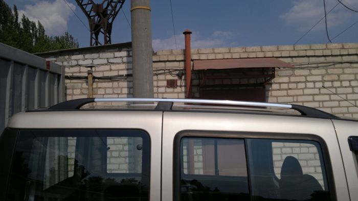 Хромированные Рейлинги Пластиковые ножки для Fiat Doblo I 2001-2005 гг